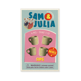 Sam & Julia - Mini Doll House Accessories - Cups