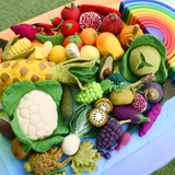 Tara Treasures - Felt Vegetables & Fruit - Set D (12pc)