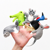 Tara Treasures - Australian Animals Finger Puppets Set C
