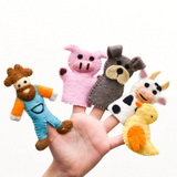 Tara Treasures - Old MacDonald Finger Puppet Set