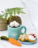 Tara Treasure - Santa's Snacks with Hot Chocolate Blue Cup
