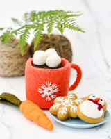 Tara Treasure - Santa's Snacks with Hot Chocolate Red Cup