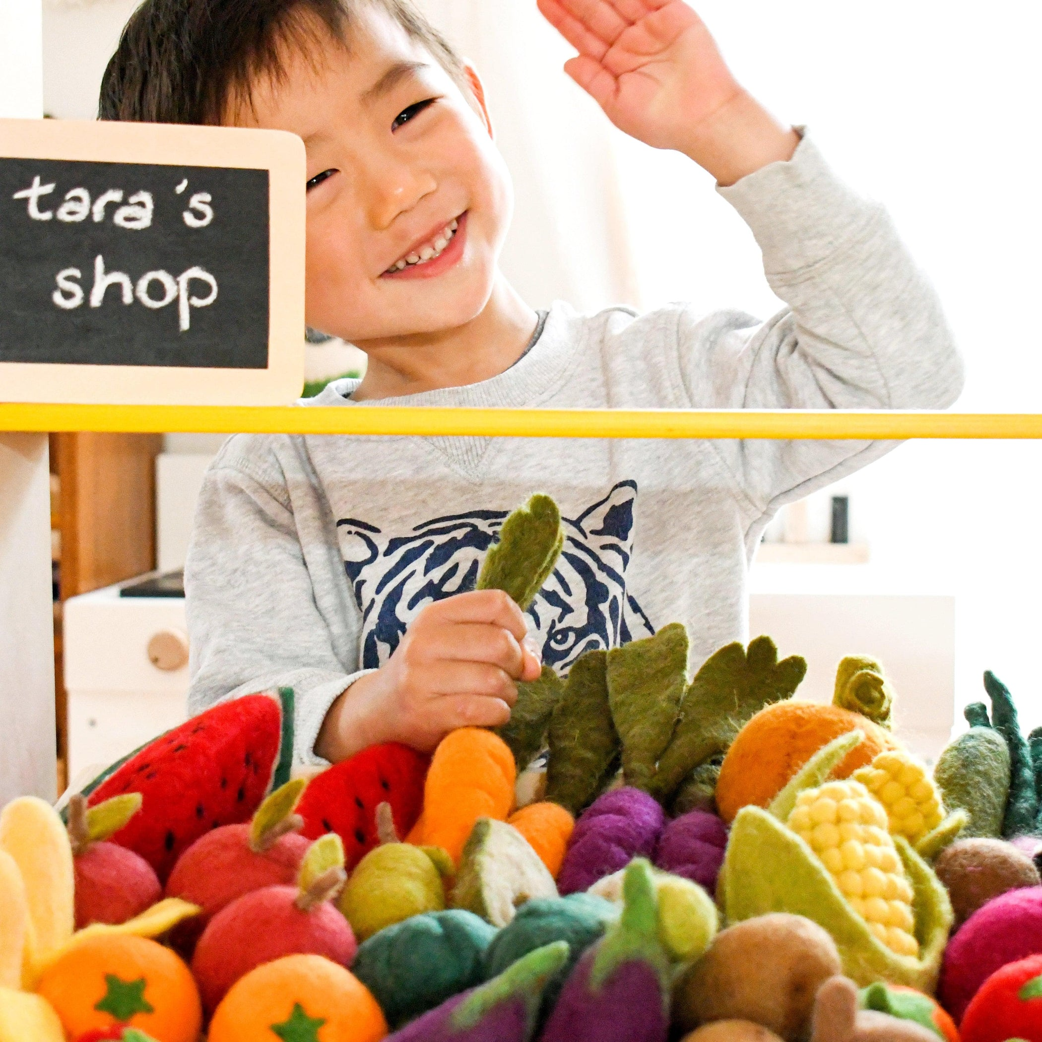 Tara Treasures - Felt Vegetables & Fruit - Set B (11 pc)