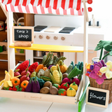 Tara Treasures - Felt Vegetables & Fruit - Set A (14 pc)