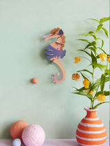 Studio Roof - Wall Art Sea Creatures - Pink Seahorse