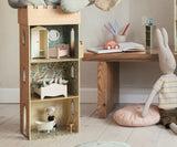 Maileg - Cradle Baby Mouse Rose