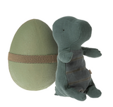 Maileg - Gantosaurus In Egg - Small - Dark Petrol