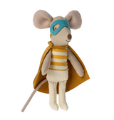 Maileg - Super Hero Mouse In Matchbox