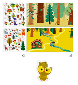 Magical Forest Reusable Sticker Set