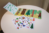 Magical Forest Reusable Sticker Set