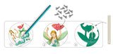 Fairies Jumping Jacks To Colour