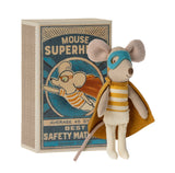 Maileg - Super Hero Mouse In Matchbox
