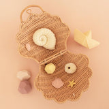 Rattan Shell Bag