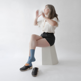 Bonne Maison Socks - Unies Pois Rayèes - Paradise