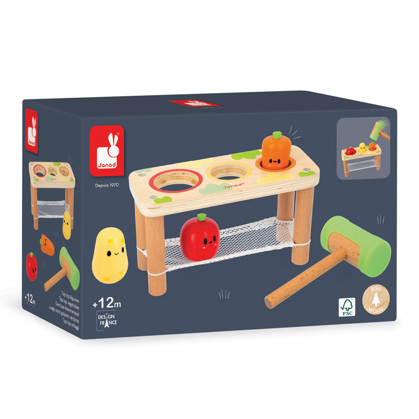 Janod - Tap Tap Vegetables