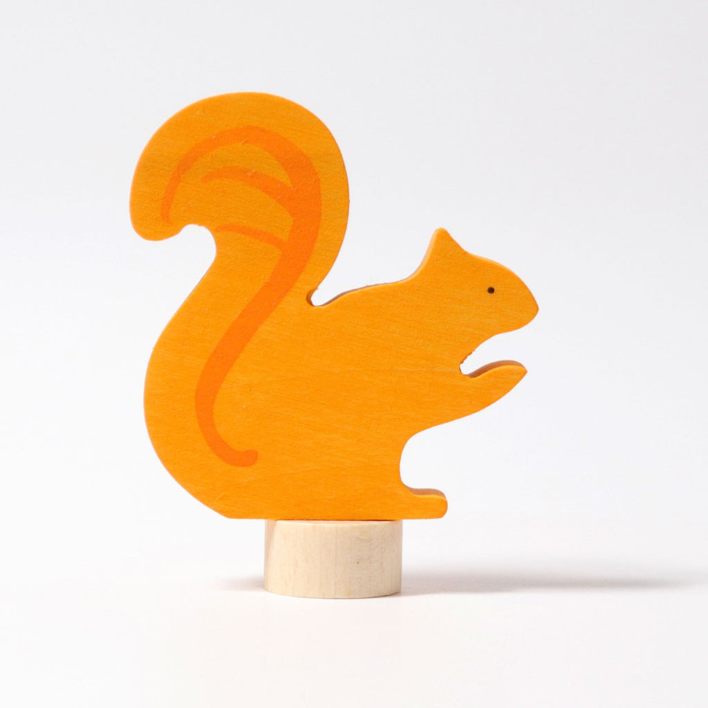 Grimm's - Squirrel Decoration - Orange