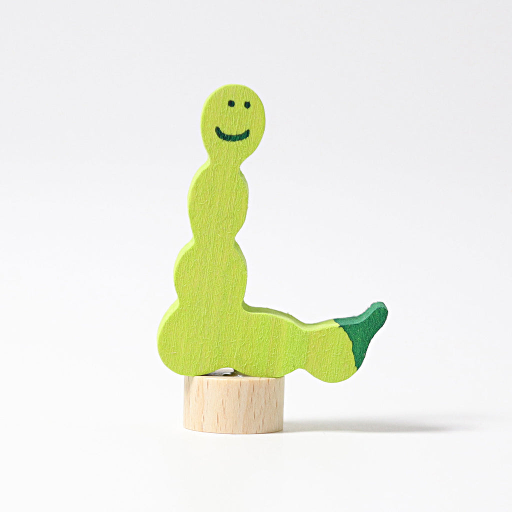 Grimm's - Worm Decoration - Green