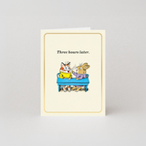 Richard Scarry - Mini Card - Three Hours Later
