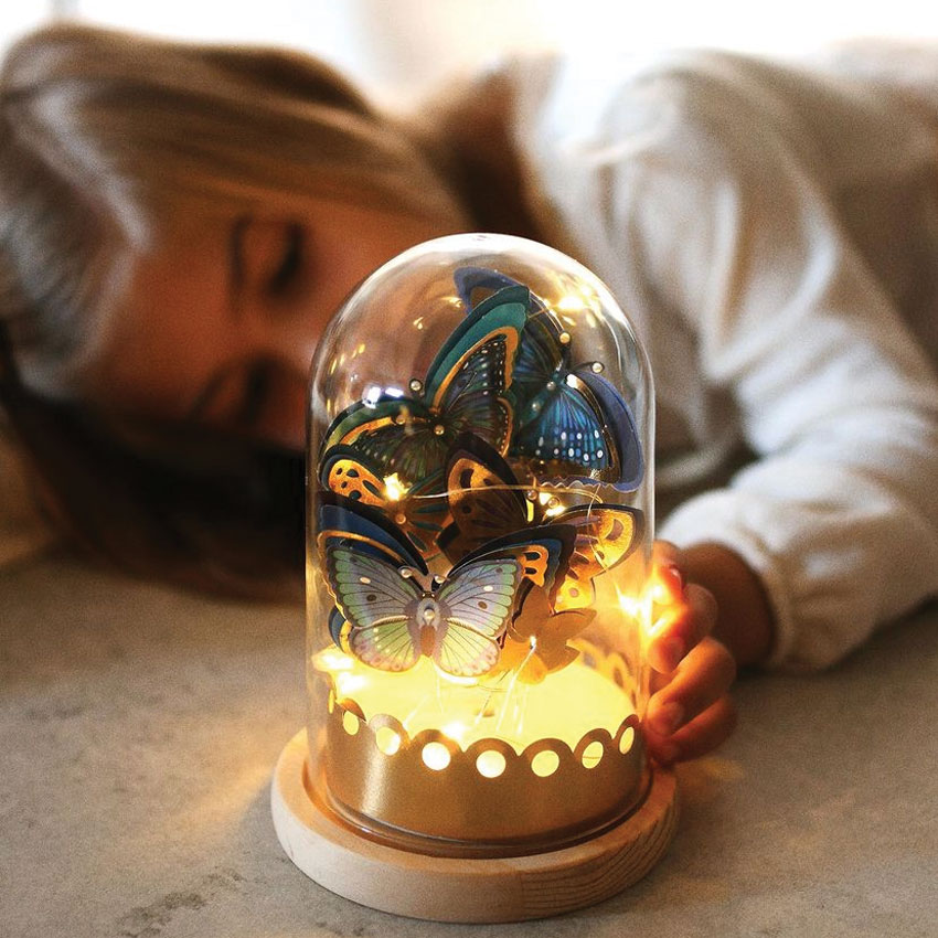 Janod - Butterfly Luminous Bell Kit