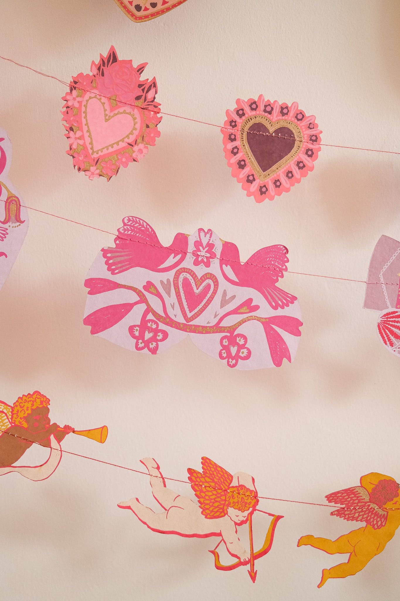 East End Press - Love Birds Sewn Garland