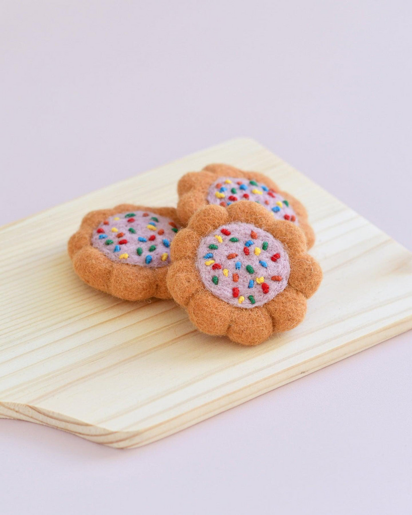 Tara Treasures - Felt 100s & 1000s Biscuits (set of 3)