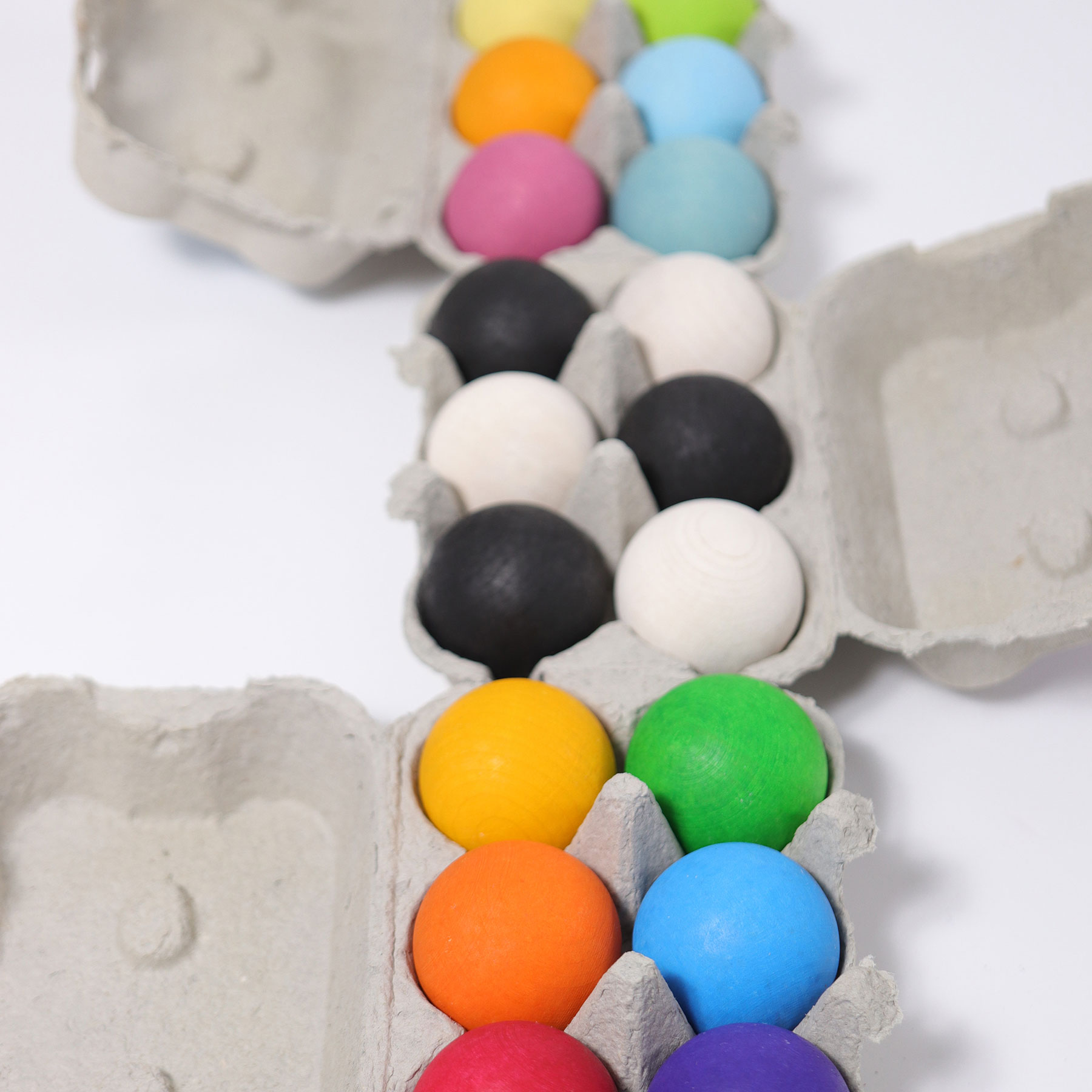 Grimm's - Large Rainbow Balls - Set Of 6