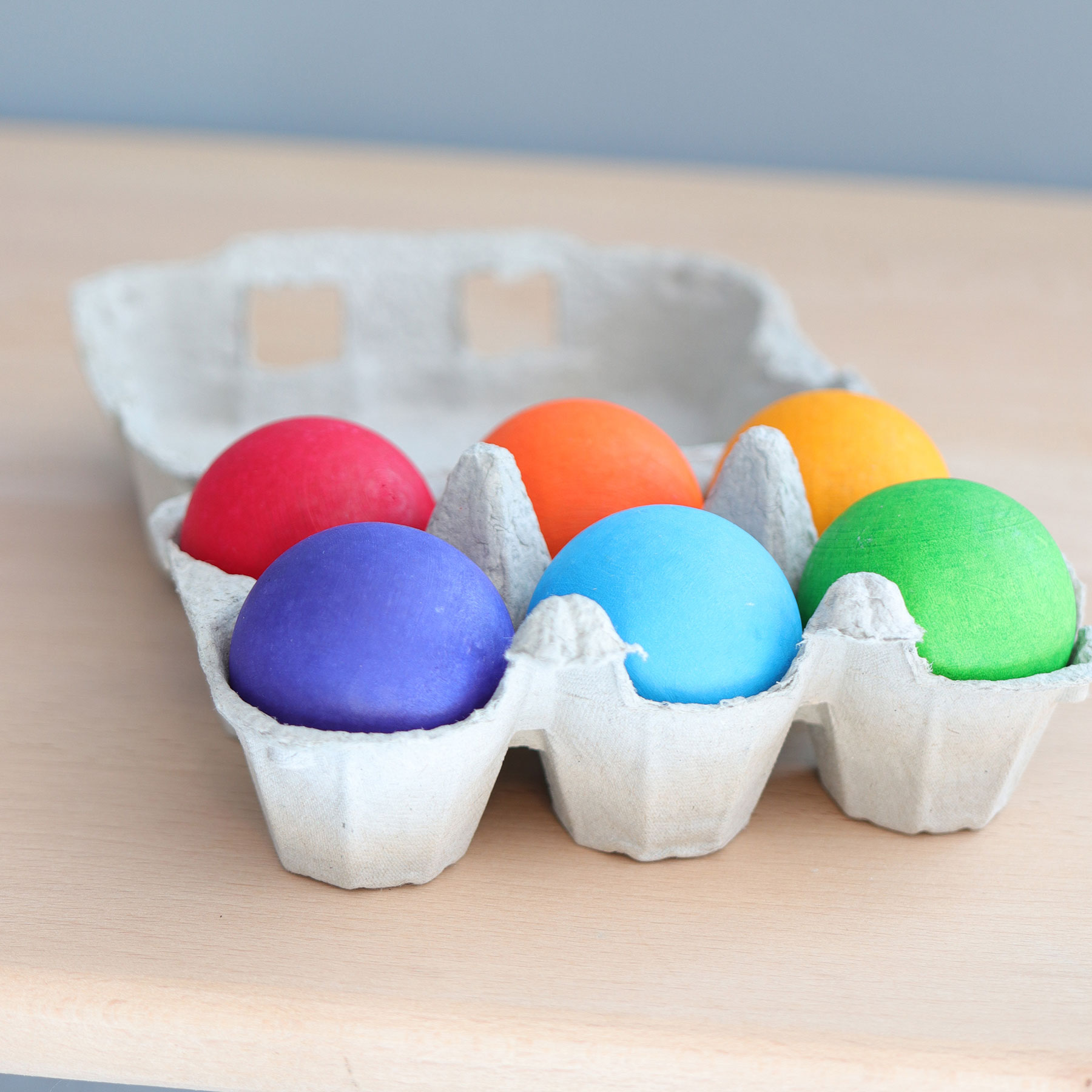 Grimm's - Large Rainbow Balls - Set Of 6