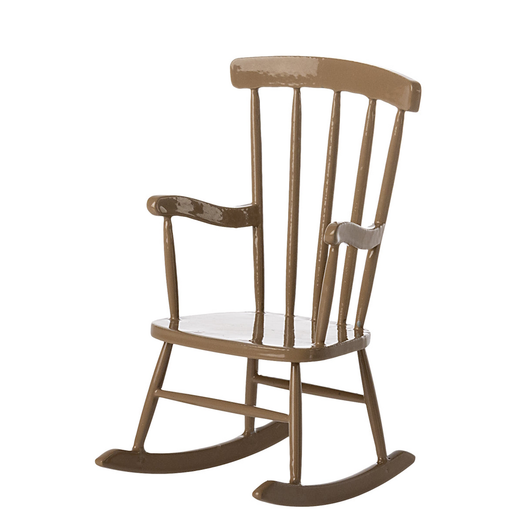MAILEG - ROCKING CHAIR MOUSE - LIGHT BROWN