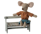 Maileg - Bench for Mouse - Vintage Off-White