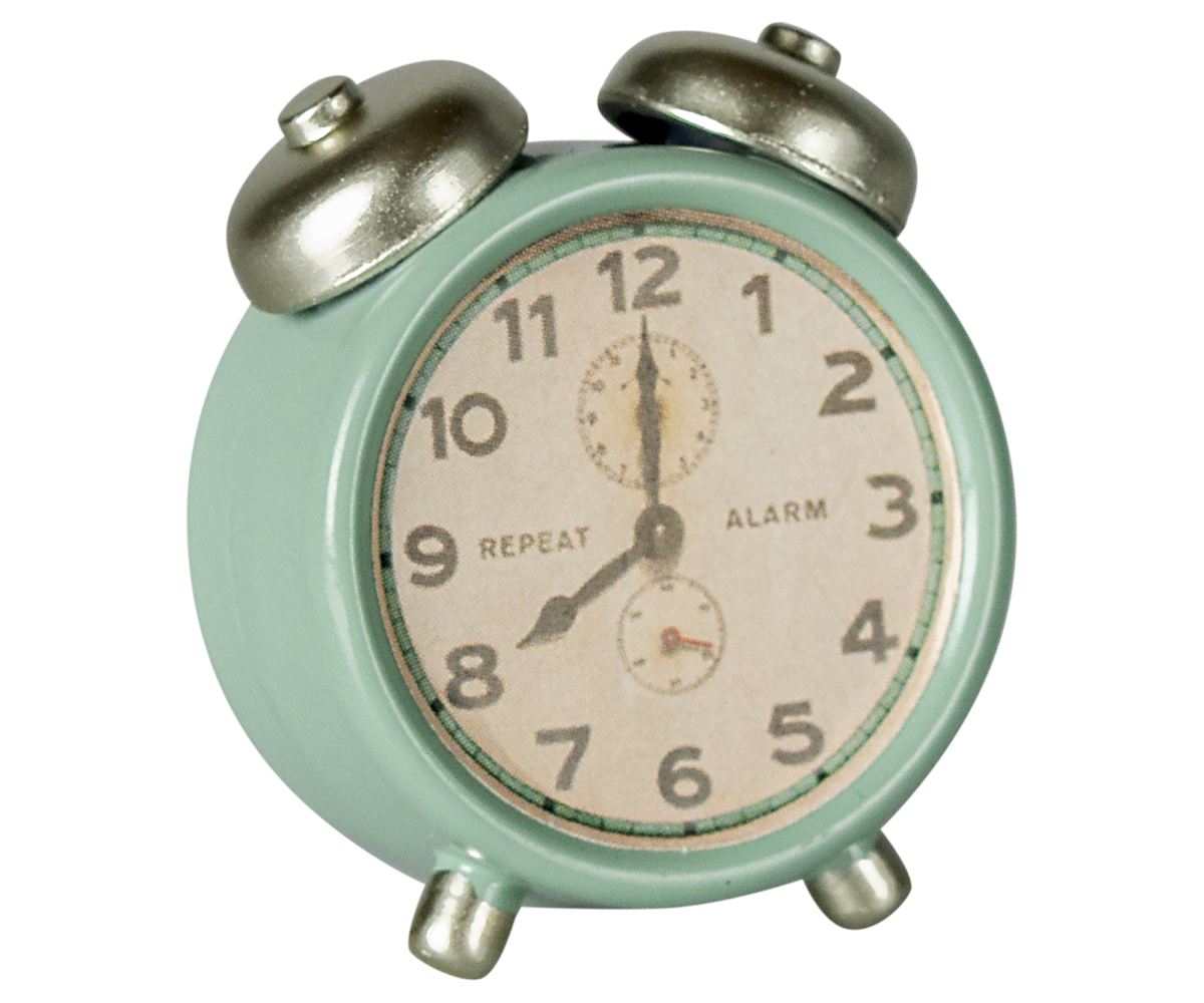 Maileg - Alarm Clock for Mouse - Mint