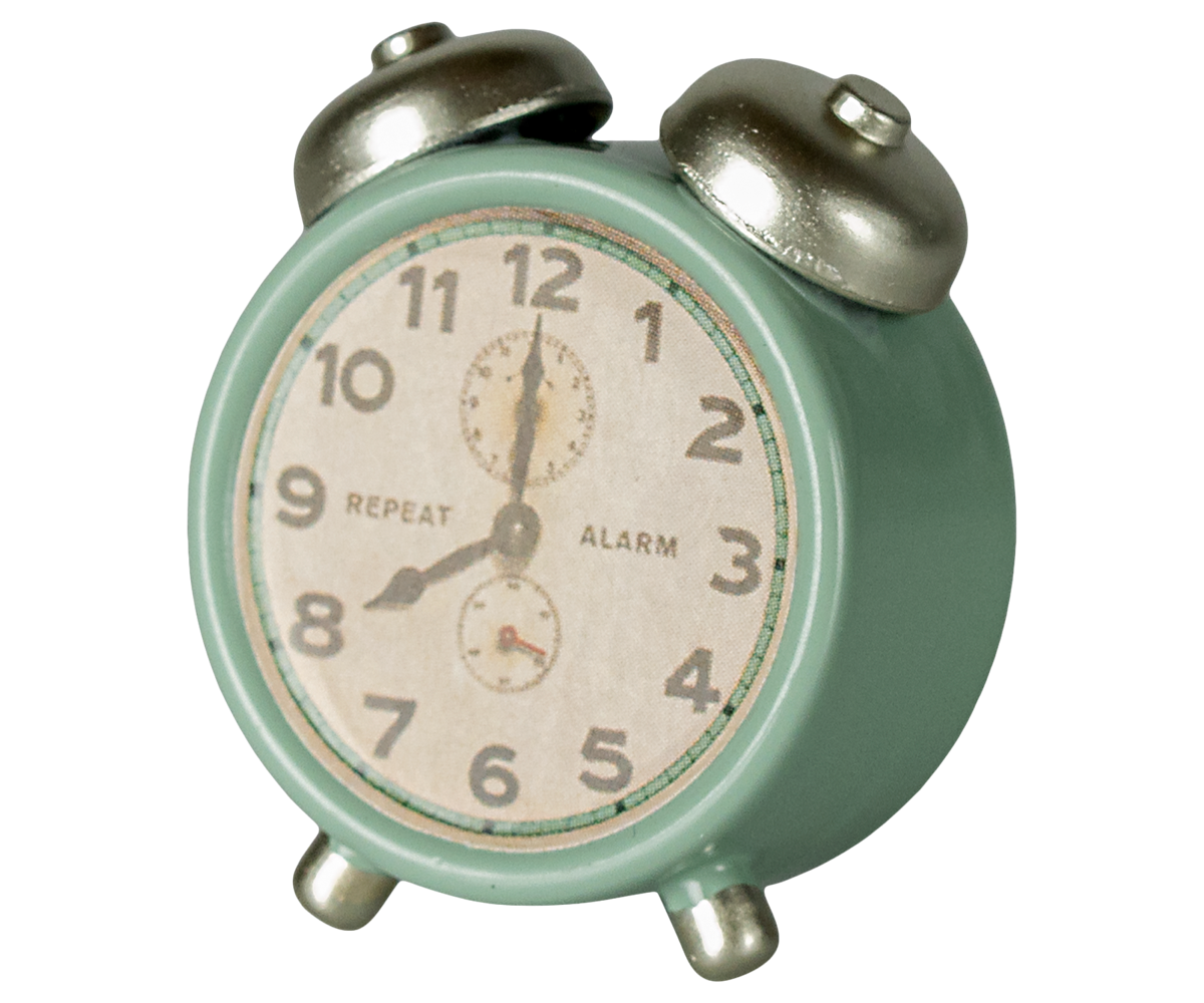 Maileg - Alarm Clock for Mouse - Mint