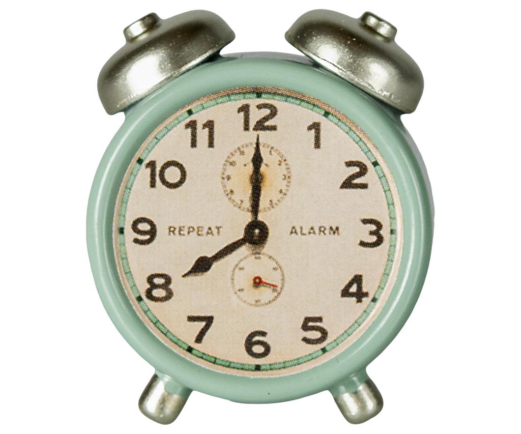 Maileg - Alarm Clock for Mouse - Mint