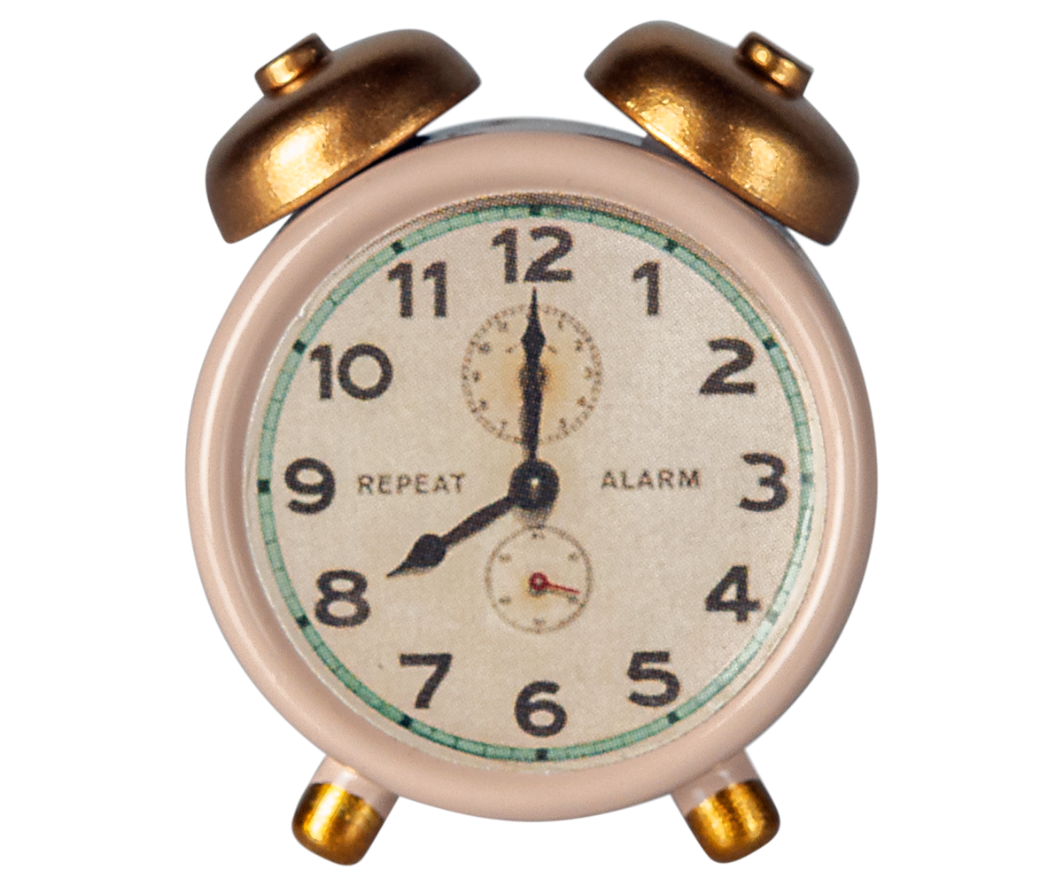 Maileg - Alarm Clock for Mouse - Powder