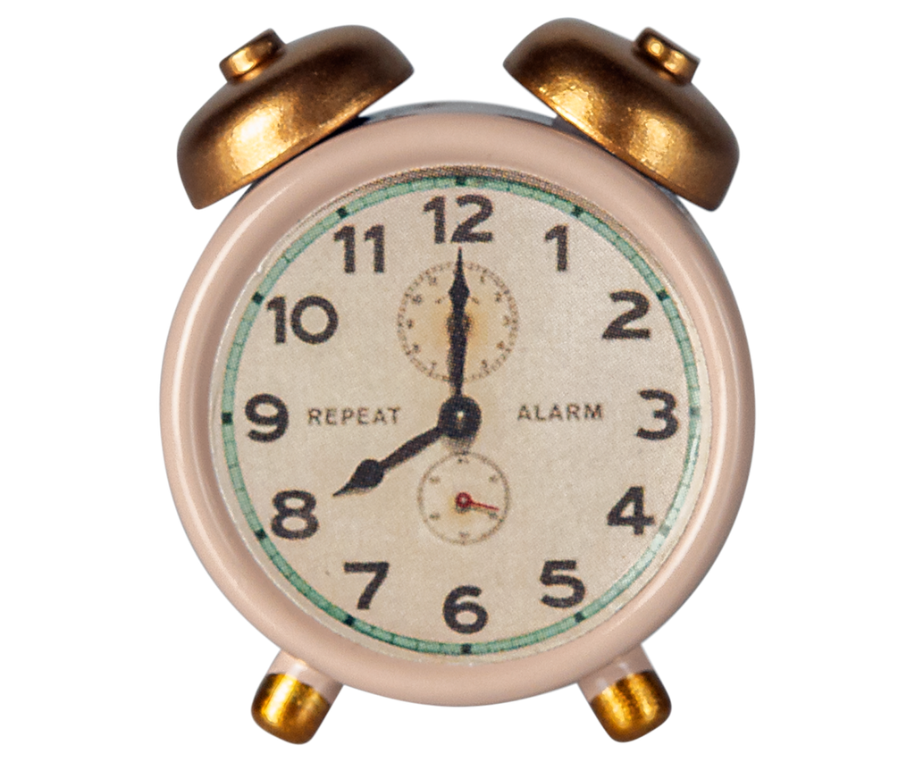 Maileg - Alarm Clock for Mouse - Powder