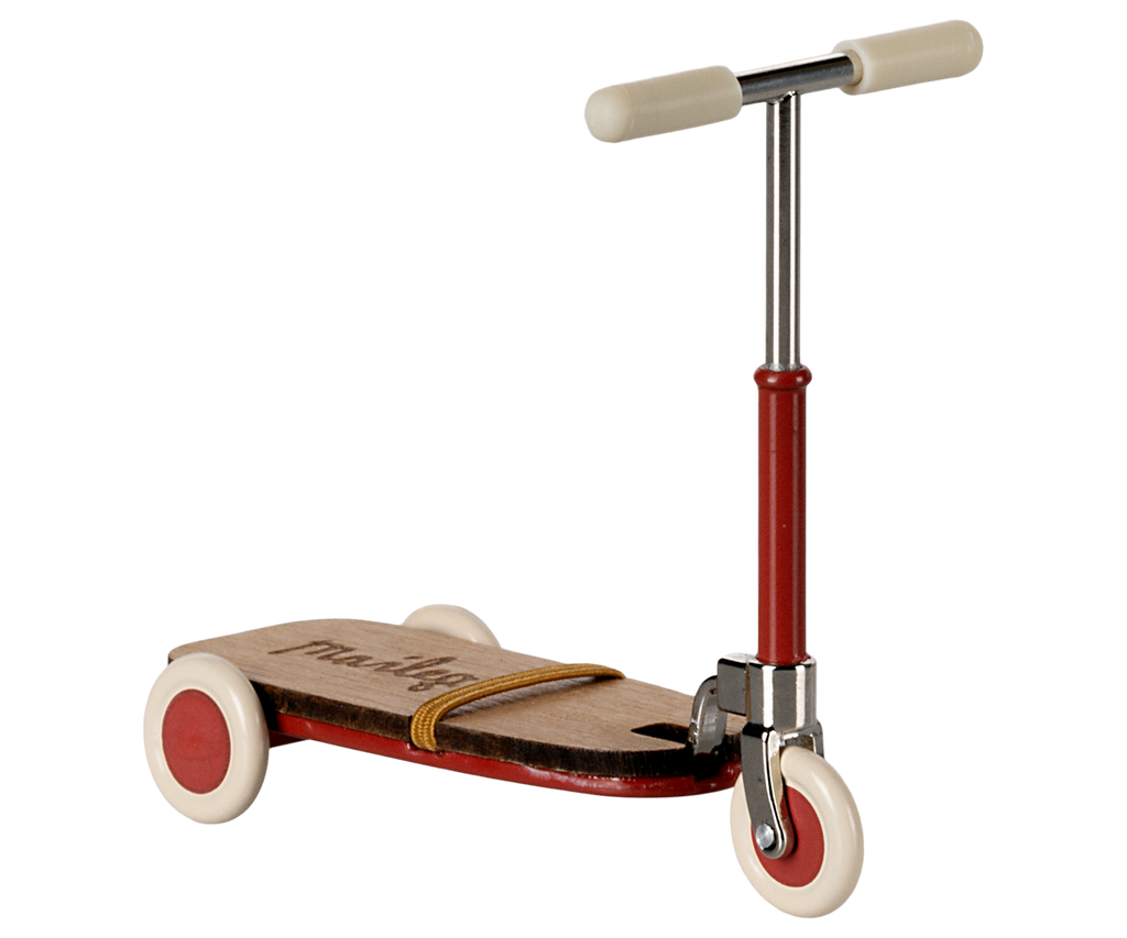 Maileg - Kick Board Scooter for Mouse - Red