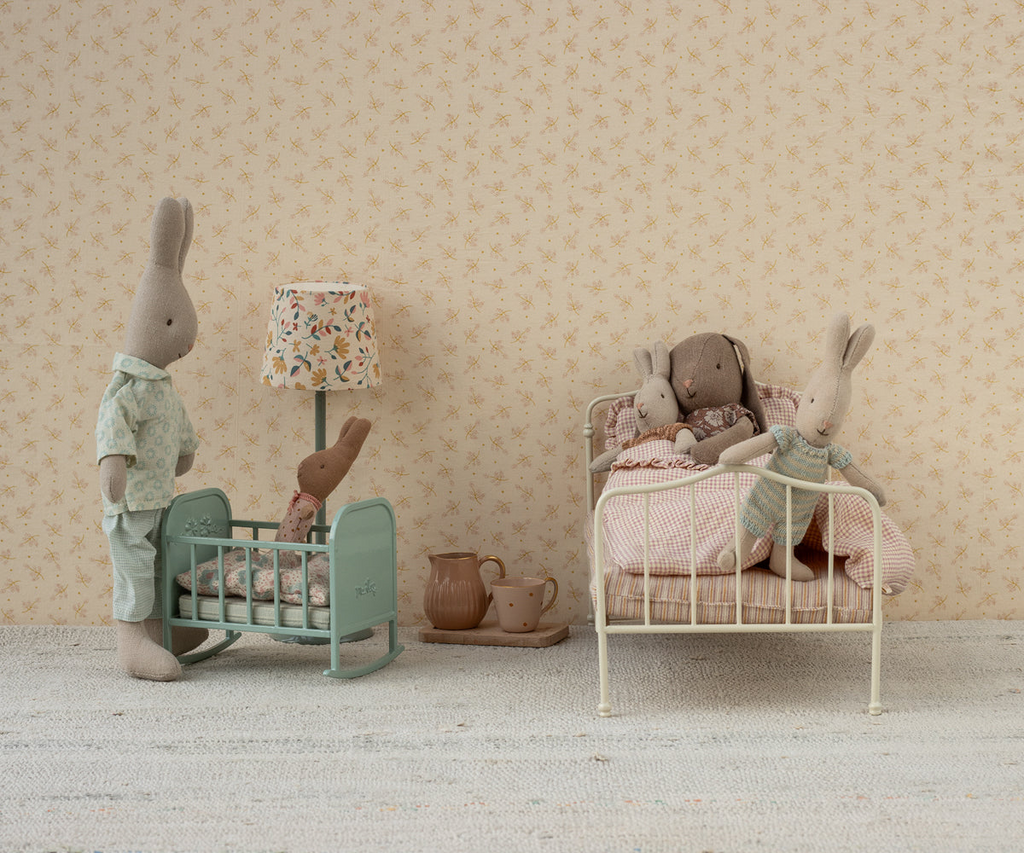 Maileg - Cradle My - Blue Mint