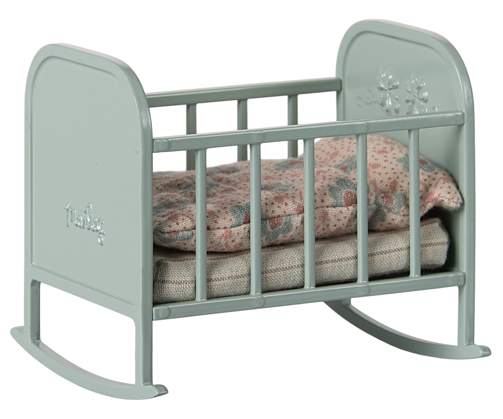 Maileg - Cradle My - Blue Mint