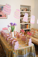 East End Press - Birthday Cake Concertina Garland