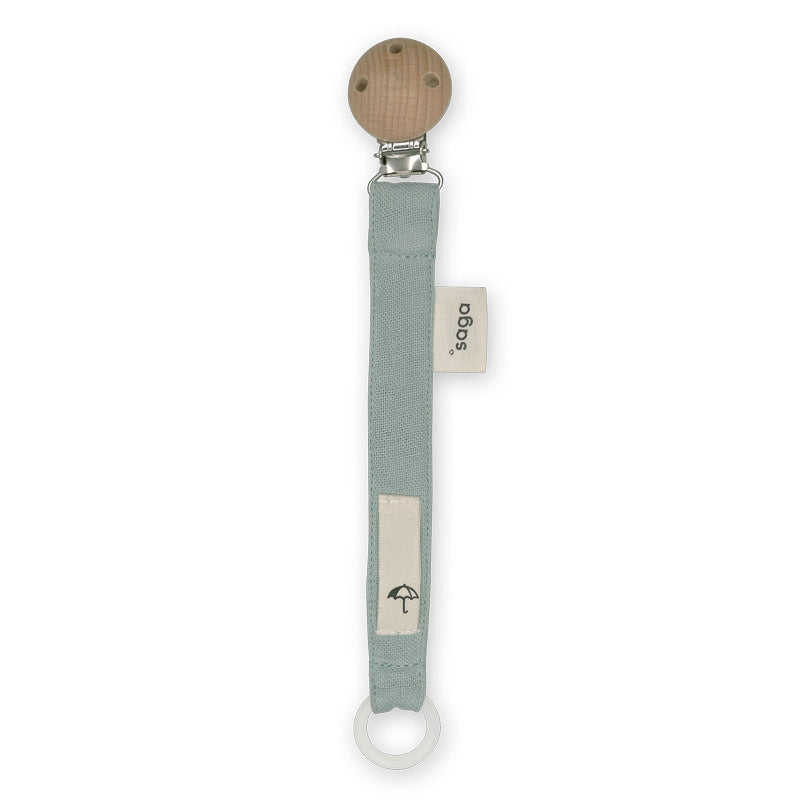 Saga Copenhagen Pacifier Clip - Dusty Green