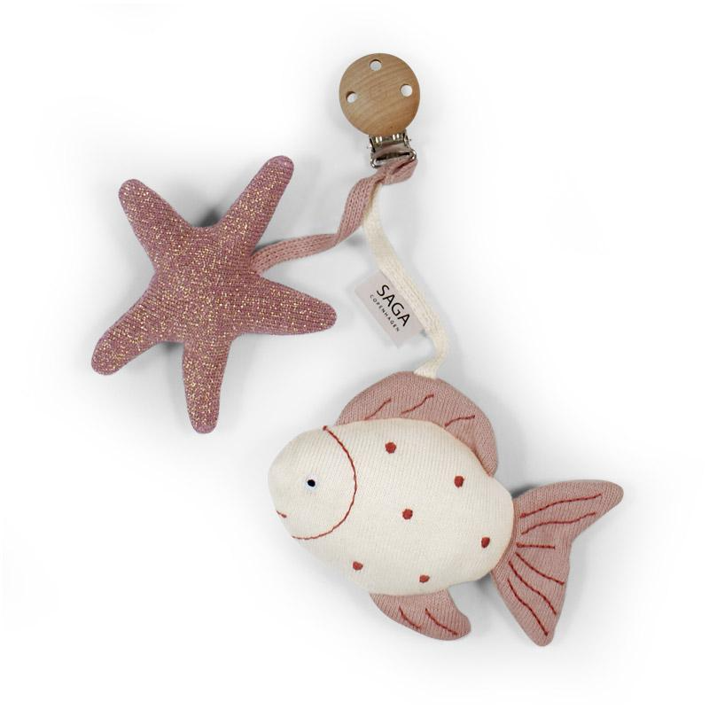 Fish Pram Toy - Njord Pearl Blush