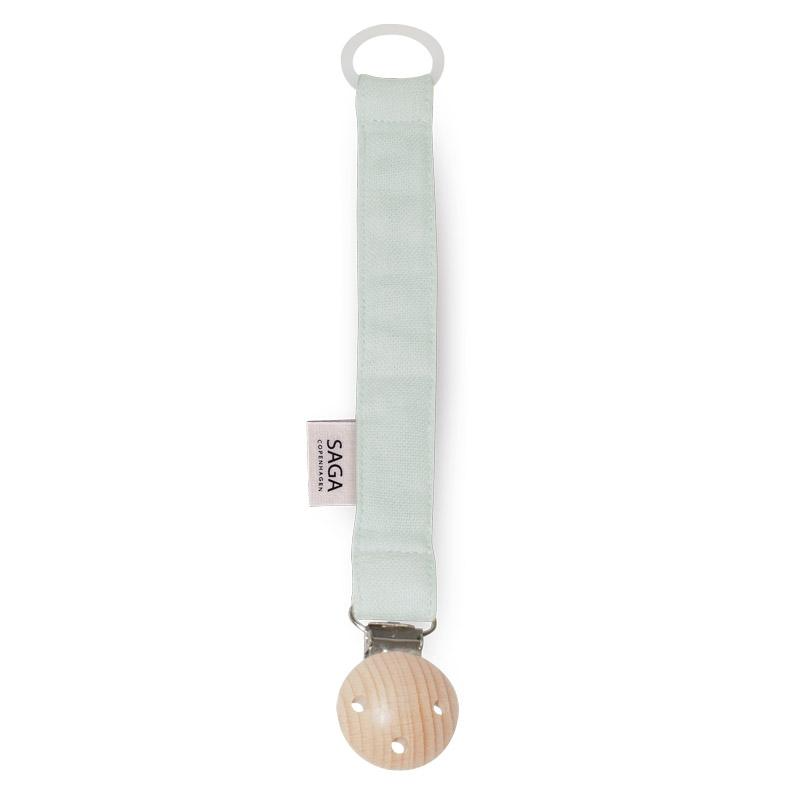 SAGA COPENHAGEN PACIFIER CLIP - MINT