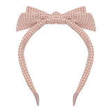 Mimi & Lula - Alice Band - Gingham Edie Bow