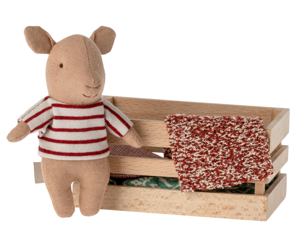 Maileg - Pig In Box Baby Girl