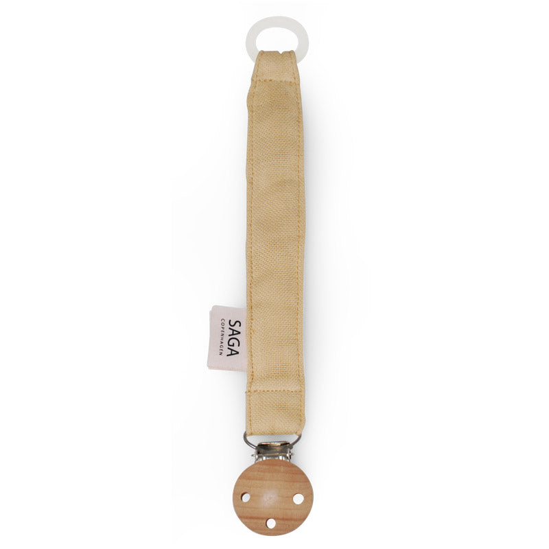 SAGA COPENHAGEN PACIFIER CLIP - GINGER