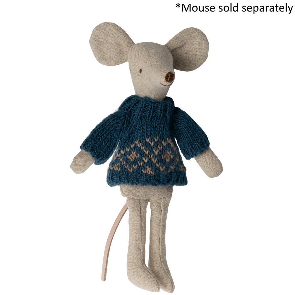 Maileg - Knitted Sweater For Dad Mouse