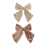 Mimi & Lula - Agnes Oversize Bows Pink & Cream