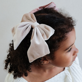 Mimi & Lula - Agnes Oversize Bows Pink & Cream