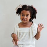 Mimi & Lula - Agnes Oversize Bows Pink & Cream