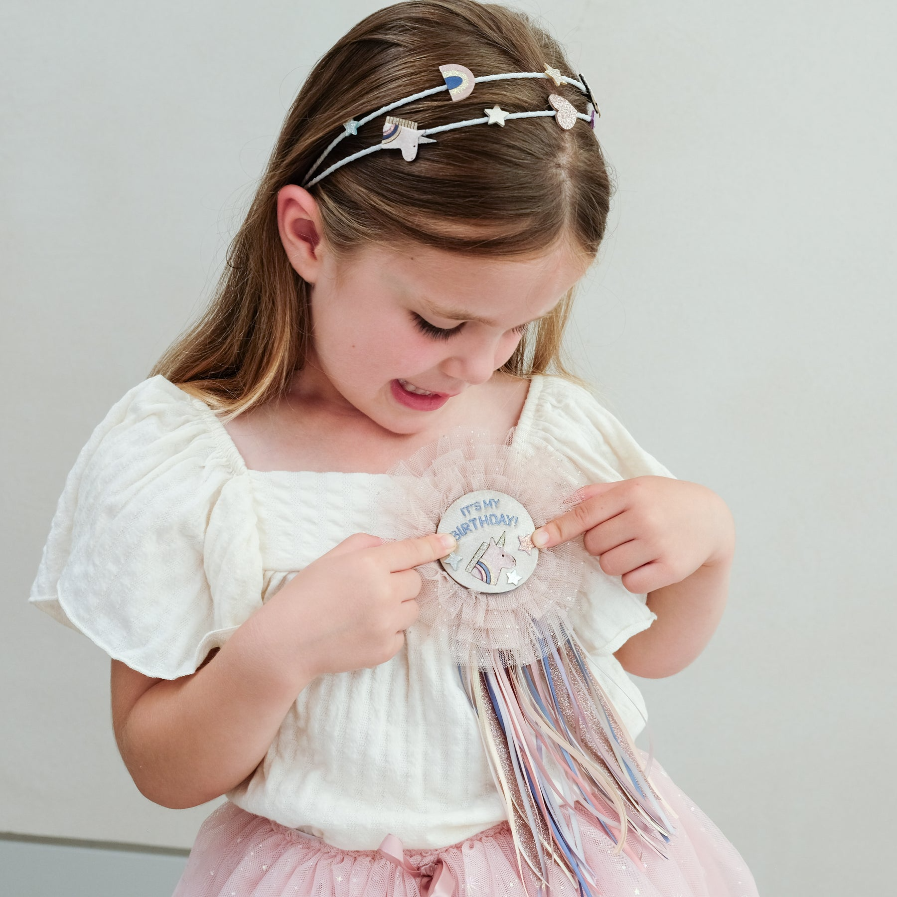 Mimi & Lula - Unicorn Birthday Rosette