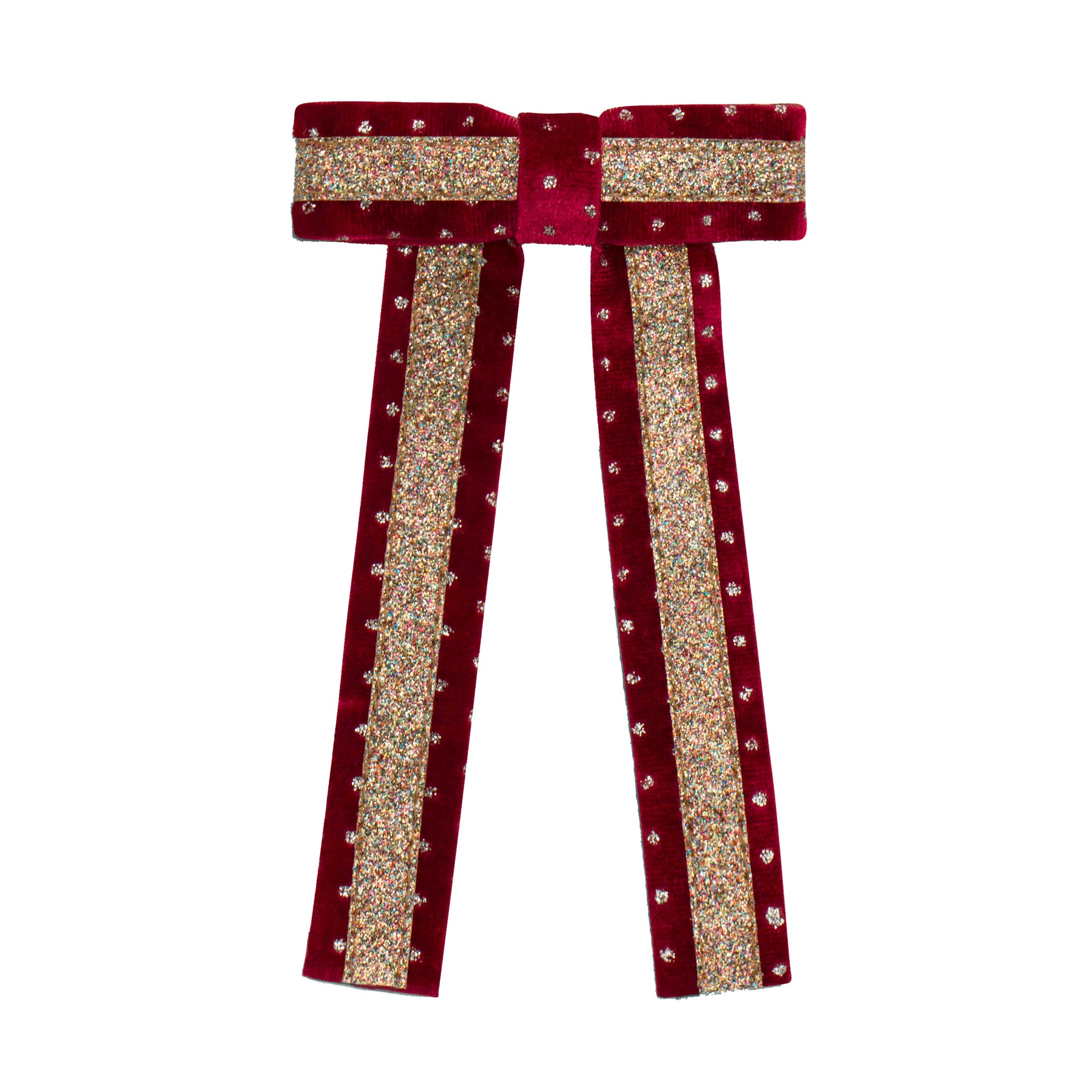 Mimi & Lula - Circus Bow Burgundy